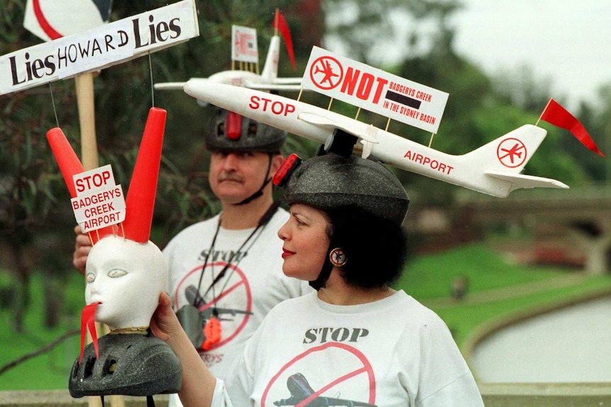 Badgerys Creek airport protesters