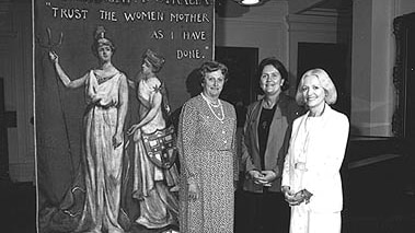 Female members of parliament including Florence Bjelke-Petersen