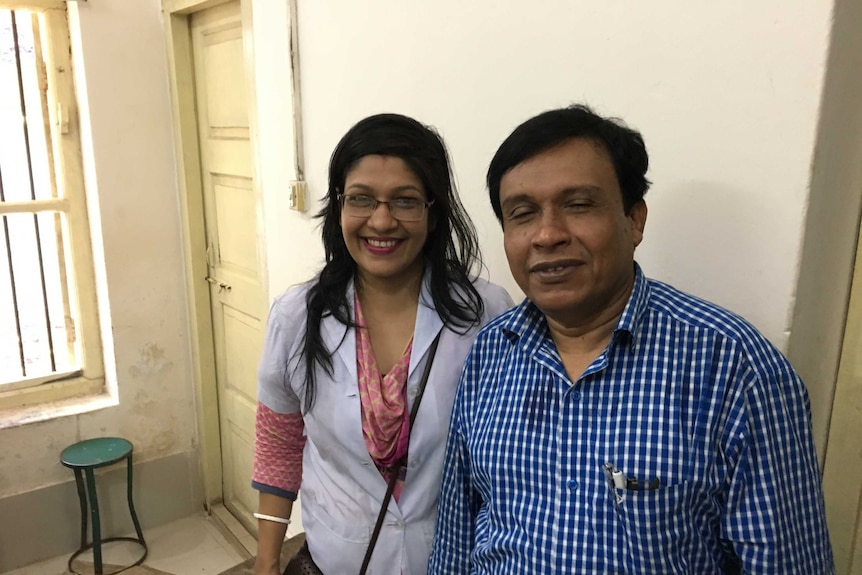 Dr Pintu Bhattacharya and his wife Dr Soma Chaudhury.
