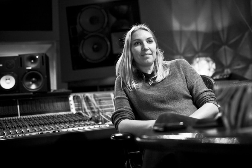 Anna Laverty in the Neve Room of Sing Sing Studios 2014