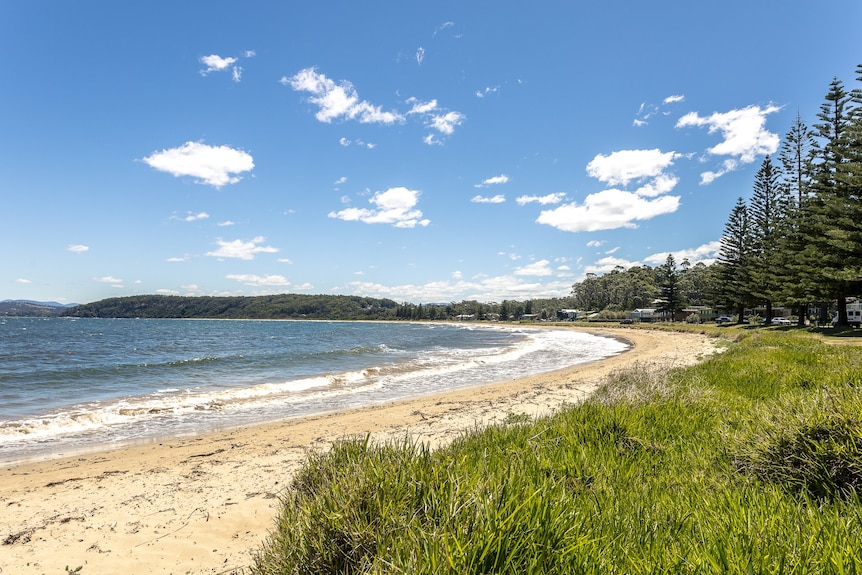 a picture of the beach