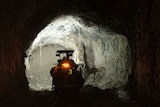 Underground at a gold mine (file)