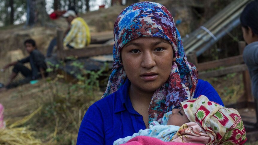 Young mother Banu Lama after Nepal earthquake