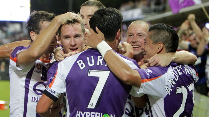Hat-trick hero ... Shane Smeltz proved the difference against the Heart