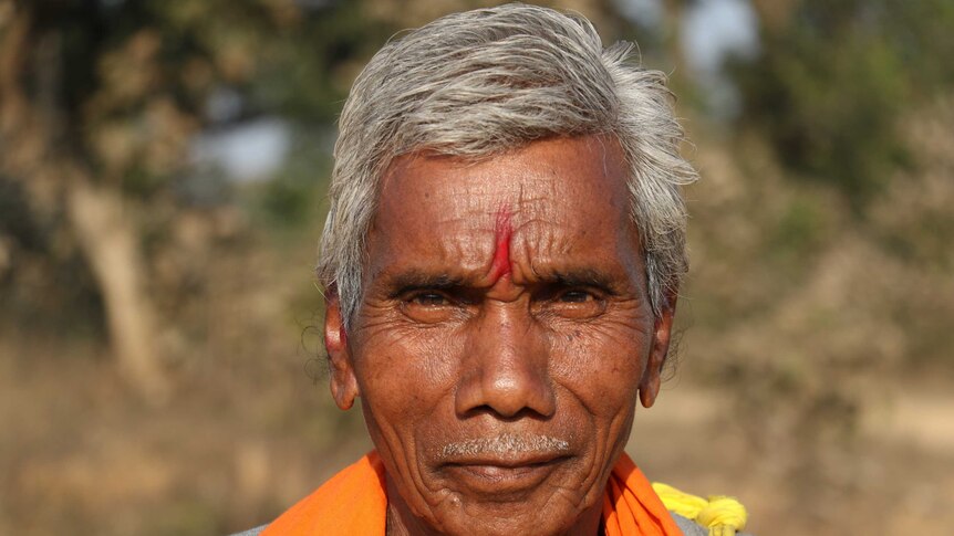 Chetu Ram, the head man of Sahli village in the Indian state of Chattisgarh.