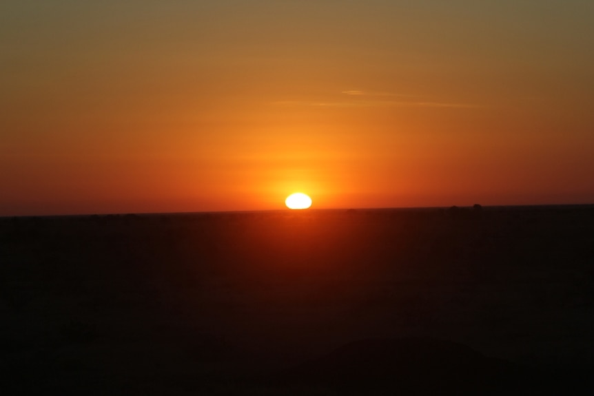 sunrise on the Barkly Tablelands