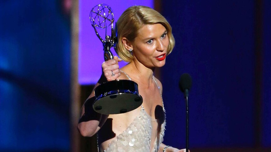 Claire Danes takes out best actress in a drama award at the Emmy awards