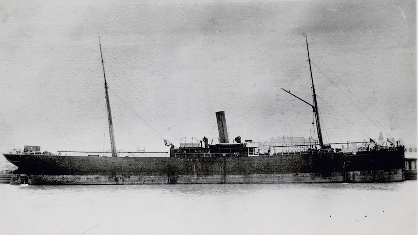 In 1901, the SS Federal became lost in a storm.