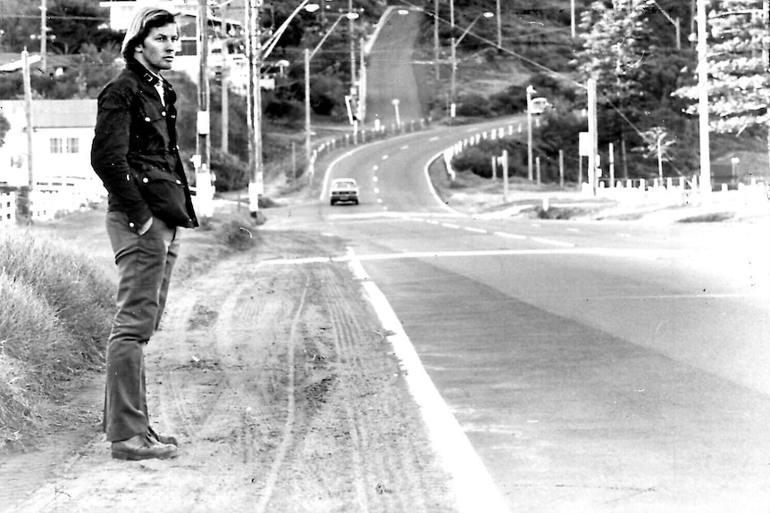 Steve Norris in 1978 on Barrenjoey Road
