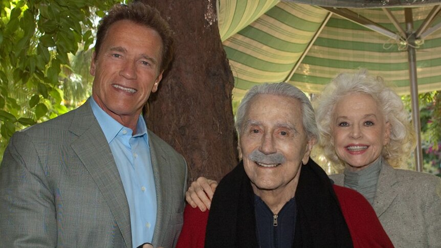 Joe and Betty Weider with Arnie