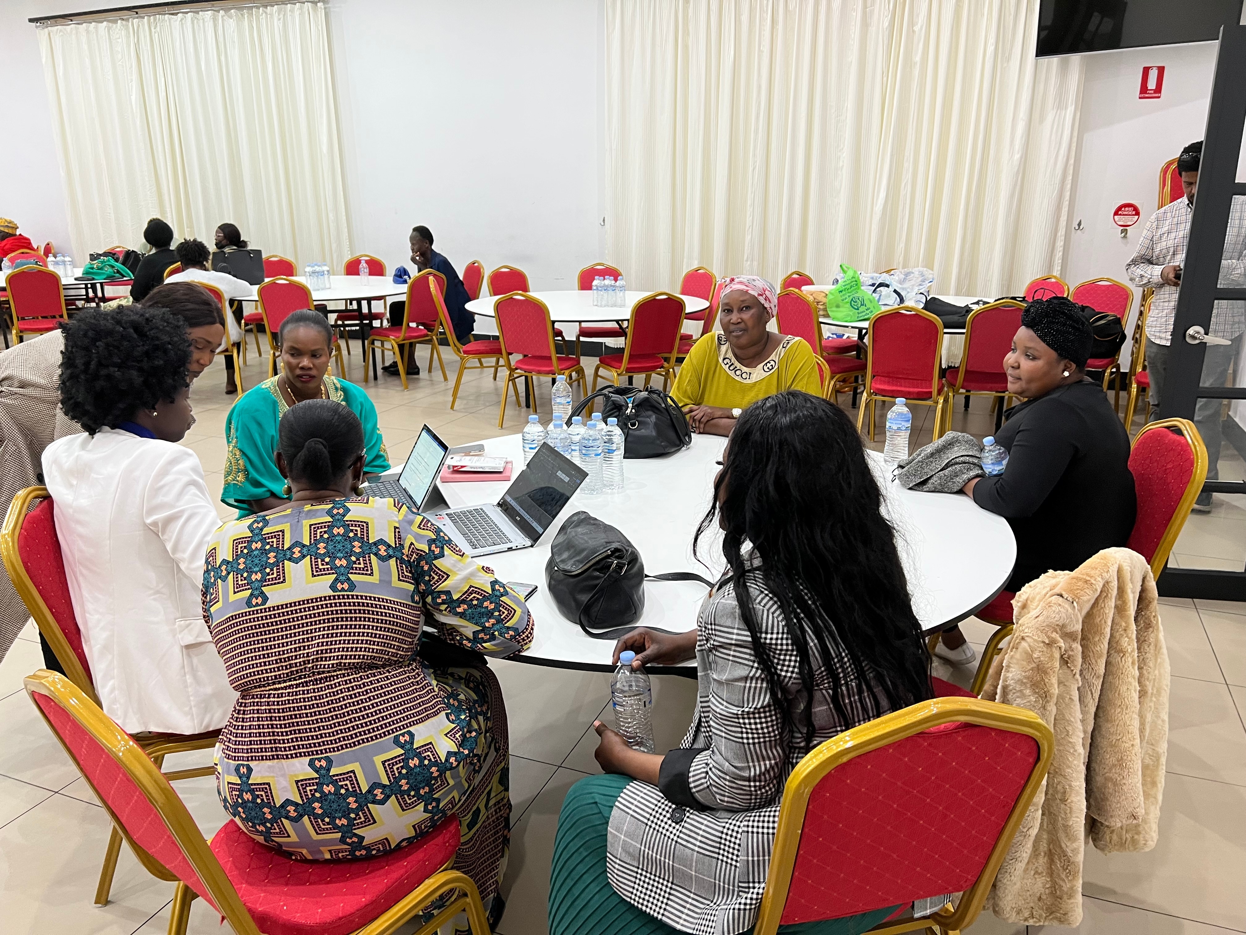 Meeting of a group of African Australian mothers 