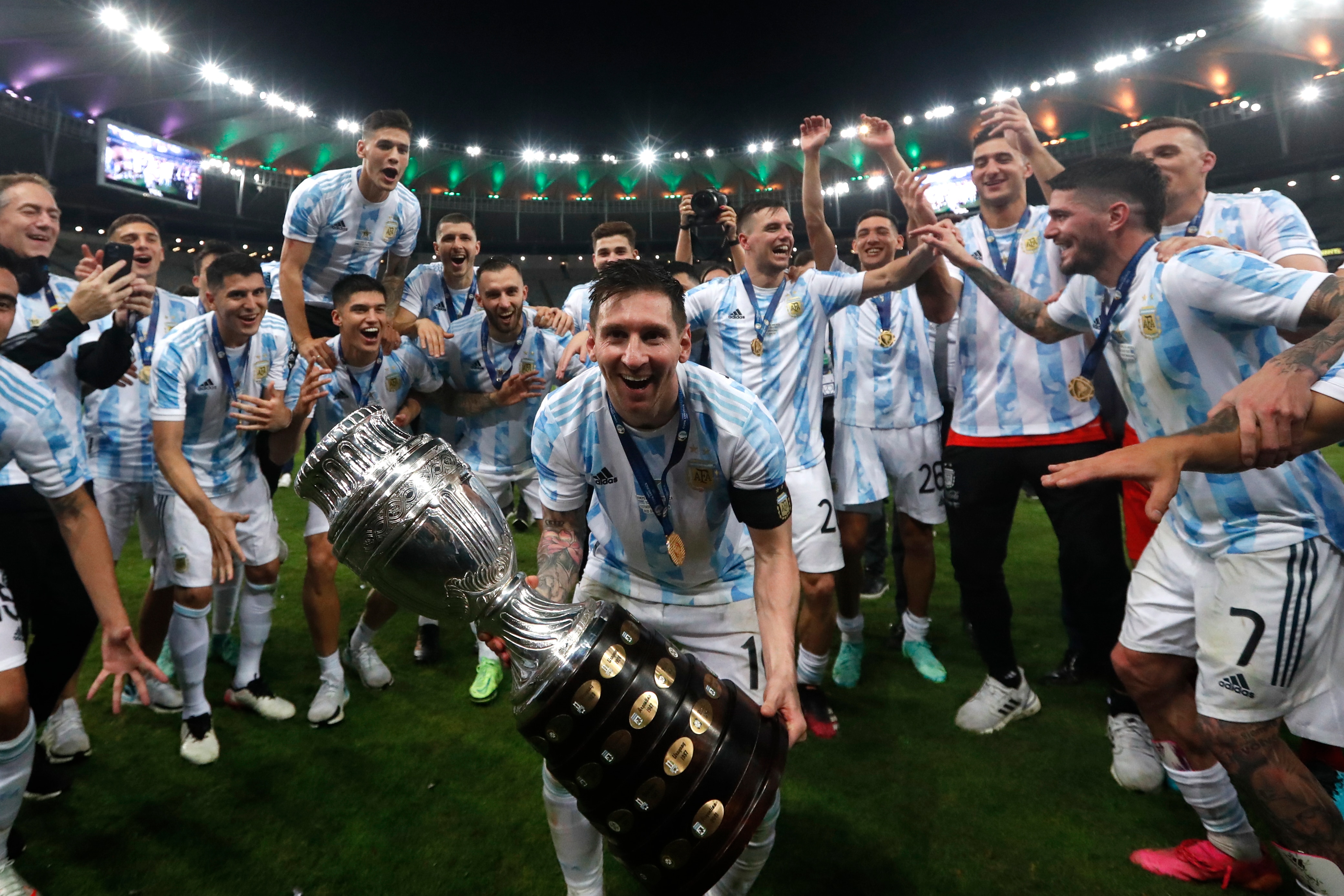 Argentina Beats Brazil 1-0 In Copa America Final, Ending Title Drought ...