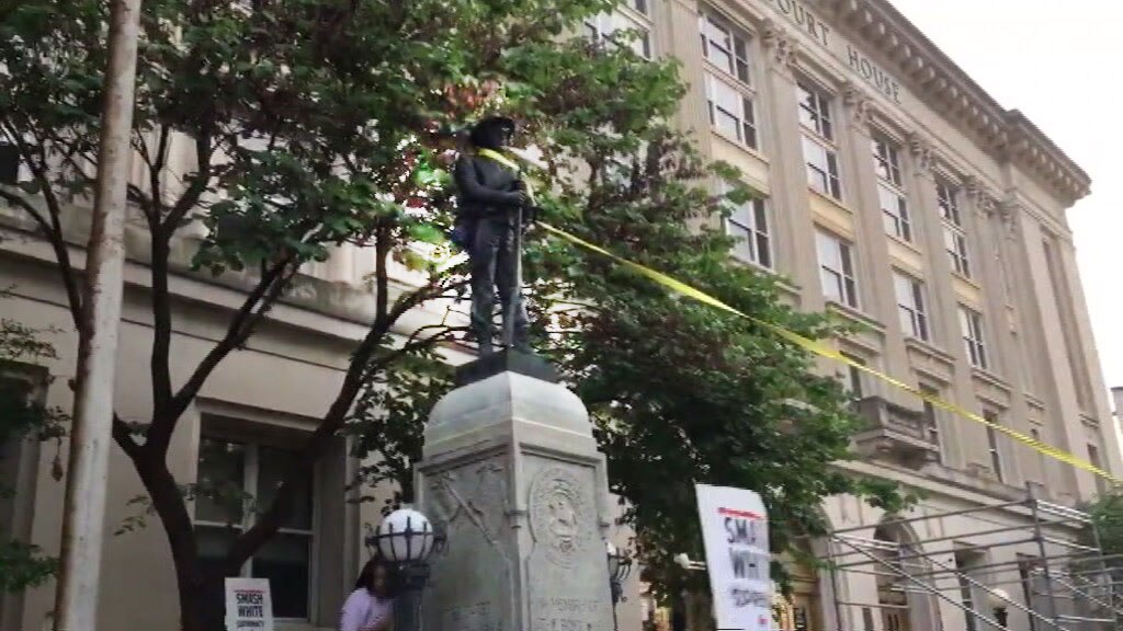 North Carolina Protesters Topple Long-standing Statue Of Confederate ...