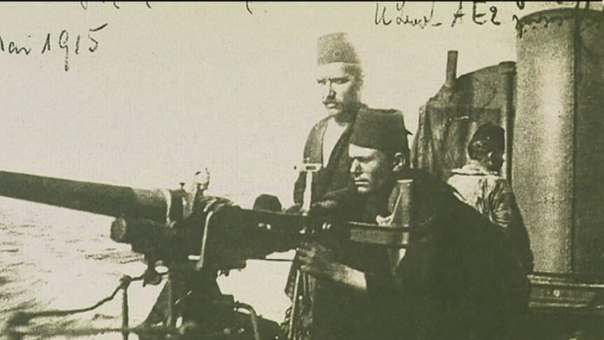Ottoman soldiers during WWI
