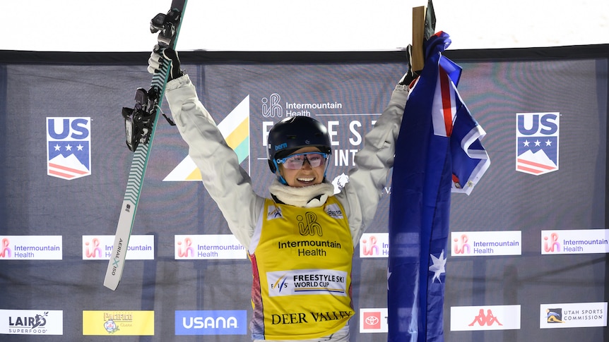 Danielle Scott remporte l’or pour l’Australie dans les sauts de la Coupe du monde FIS à Deer Valley