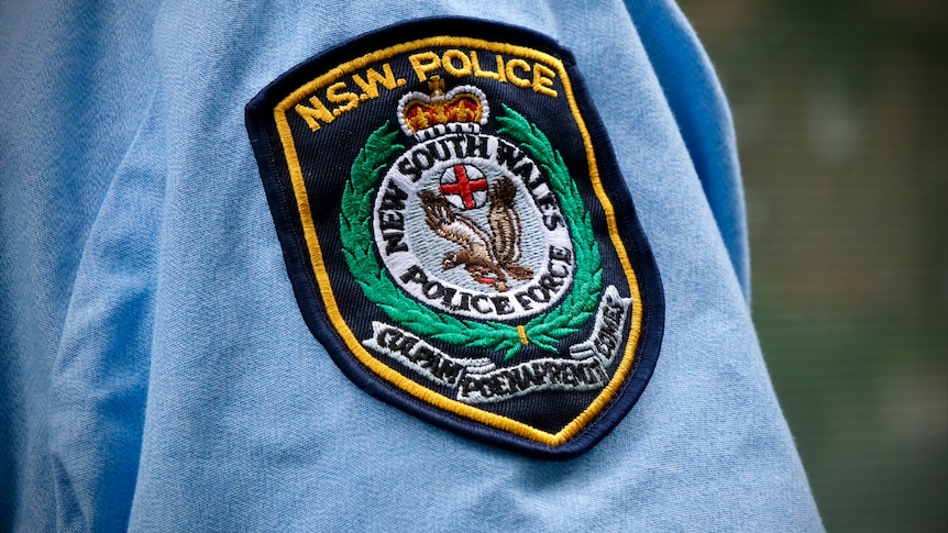 A NSW police force badge
