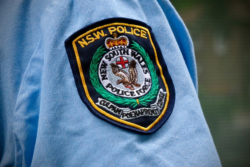 A NSW police force badge