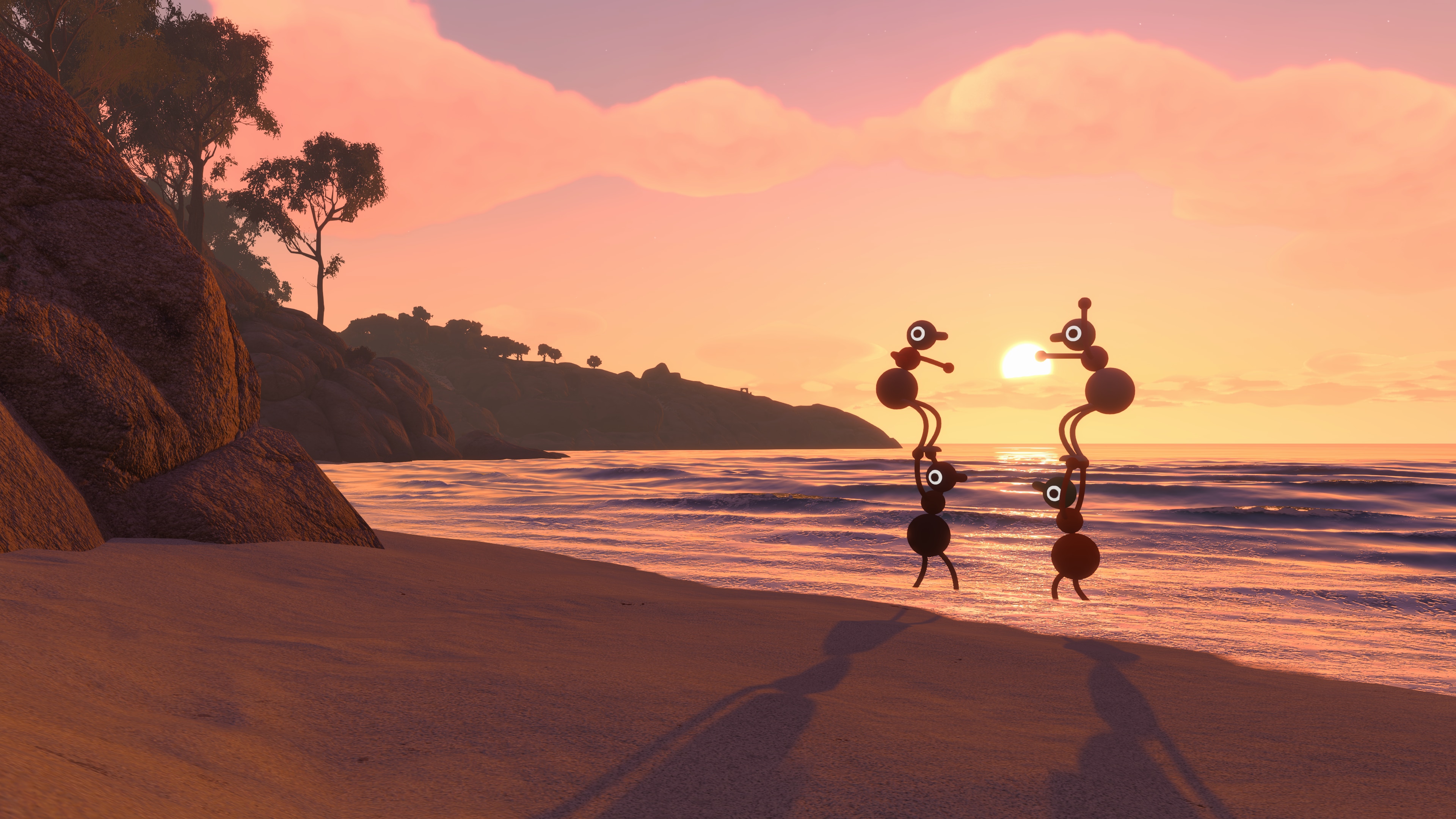 A screenshot from The Big Walk