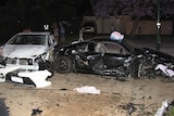 Multi-car crash in Attadale