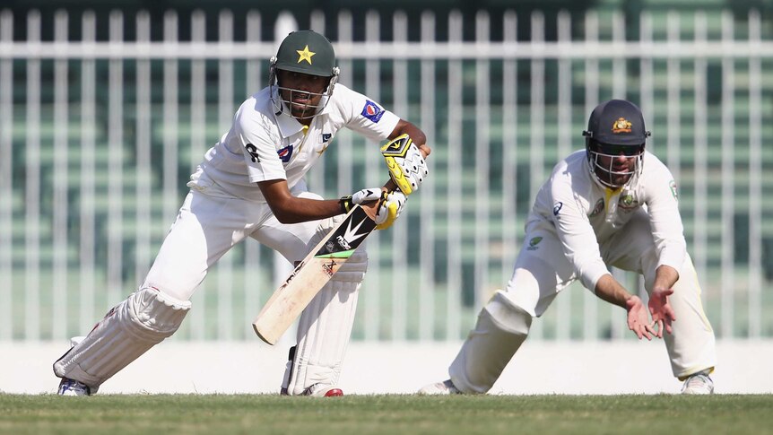 Azam hits century against Australia in warm-up