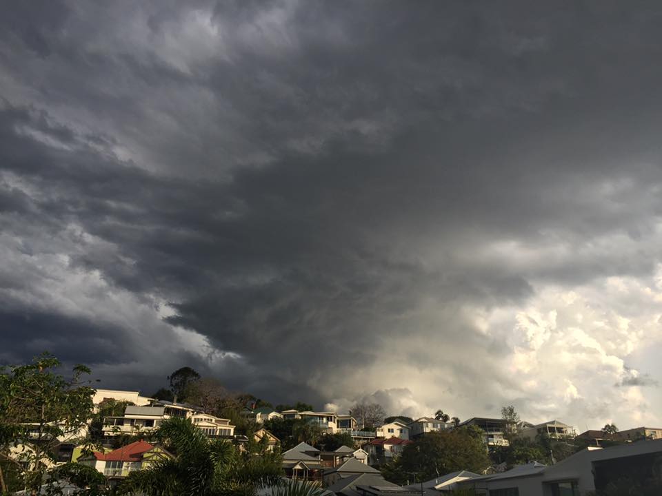 Severe storm sweeps over Brisbane dropping 'tennis ball-sized hail ...