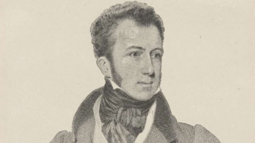 A black and white headshot of Edward Wakefield