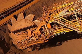 File photo: mining equipment (ABC News)