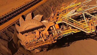 File photo: mining equipment (ABC News)
