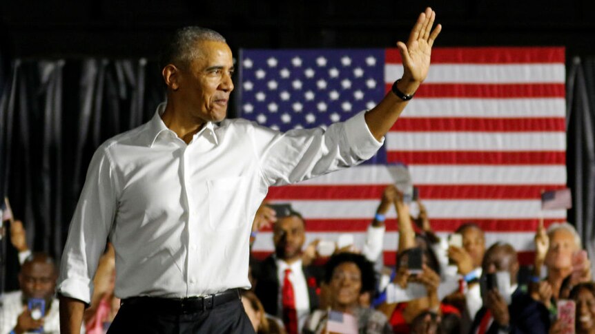 Barack Obama at Demcrat rally midterm elections