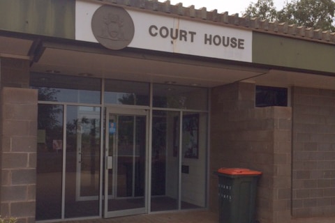 Front entrance of Karratha court house in WA's Pilbara