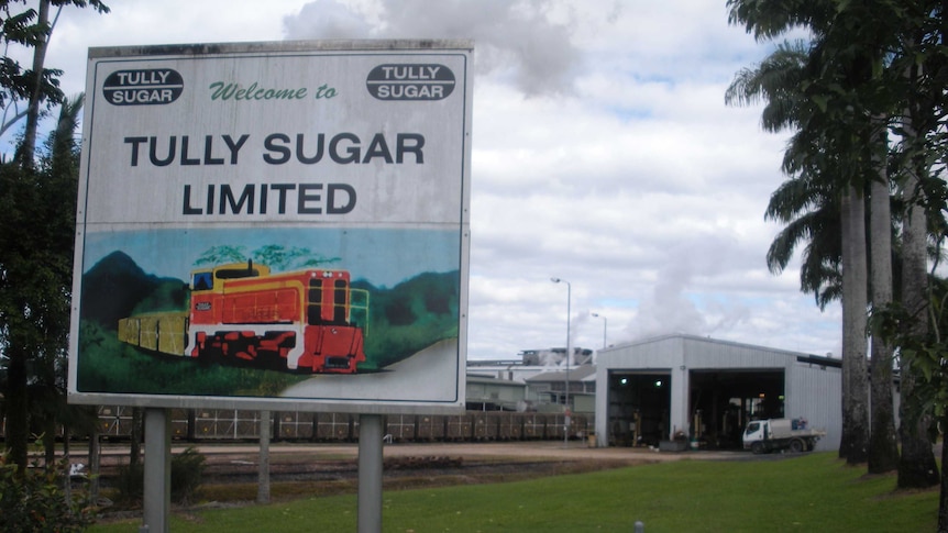 Tully sugar mill sign