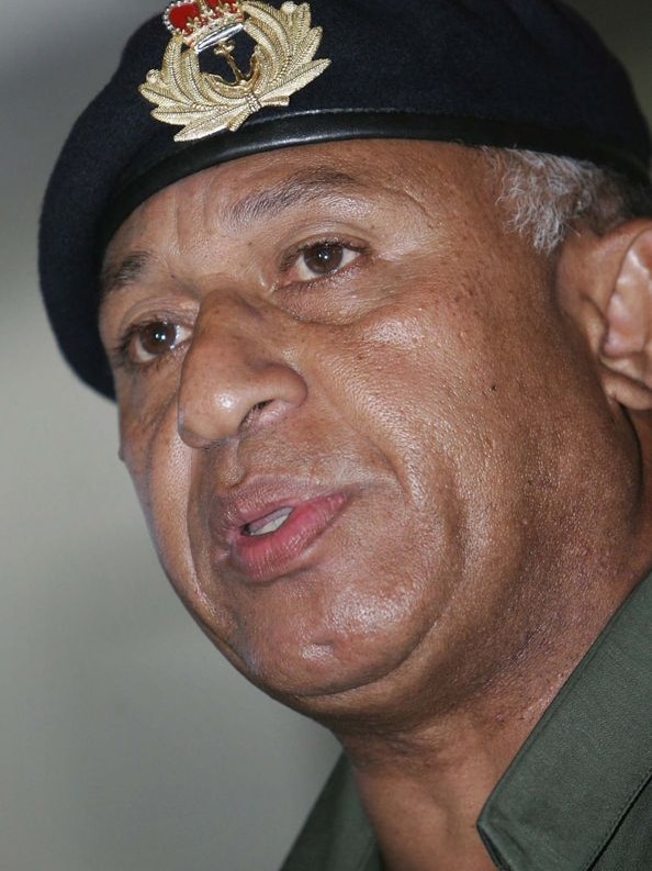 Commodore Frank Bainimarama came to power after a coup in 2006.
