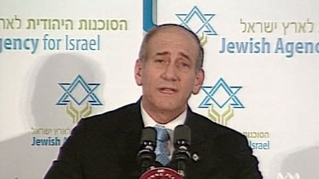 Criminal investigation: The office of Ehud Olmert has denied any wrongdoing (file photo).