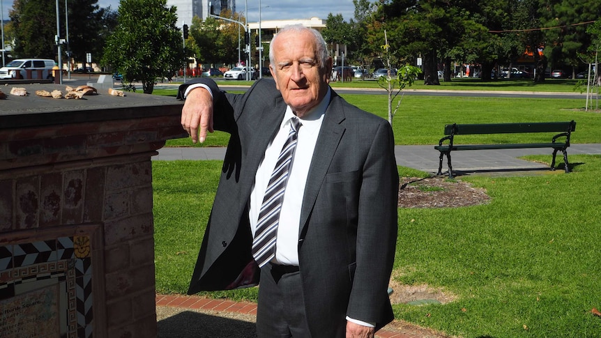 Retired Scottish pleader Len Murray in Adelaide.