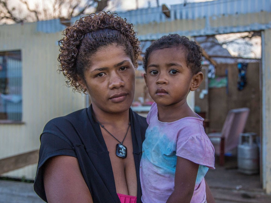 Mother and child in Naseyani Village