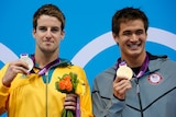 James Magnussen and Nathan Adrian