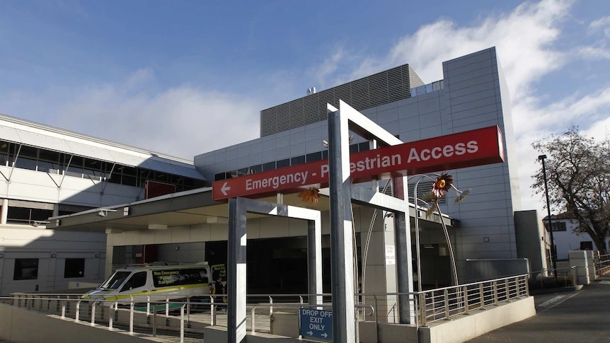 Entrance to the Launceston General Hospital Emergency department