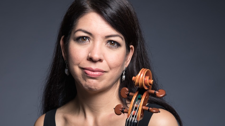 Violinist and Concertmaster Natalie Chee