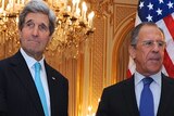 John Kerry and Sergei Lavrov hold talks in Paris