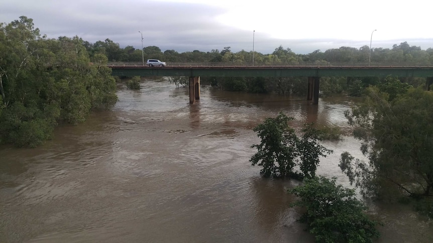 the katherine river with bridge