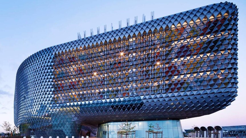 SA Health and Medical Research Institute building in Adelaide.