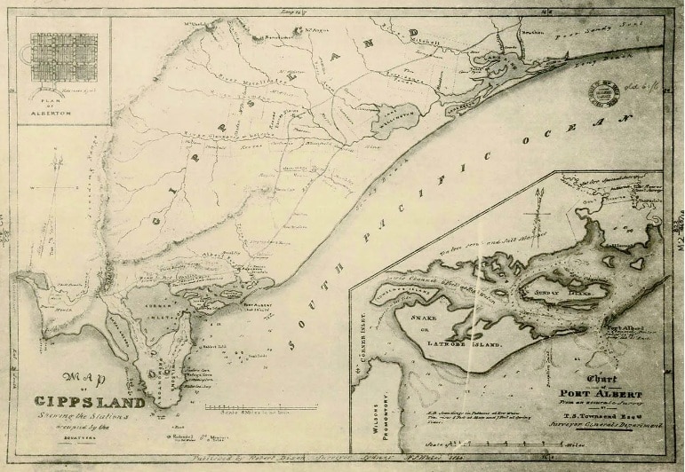 old yellow map