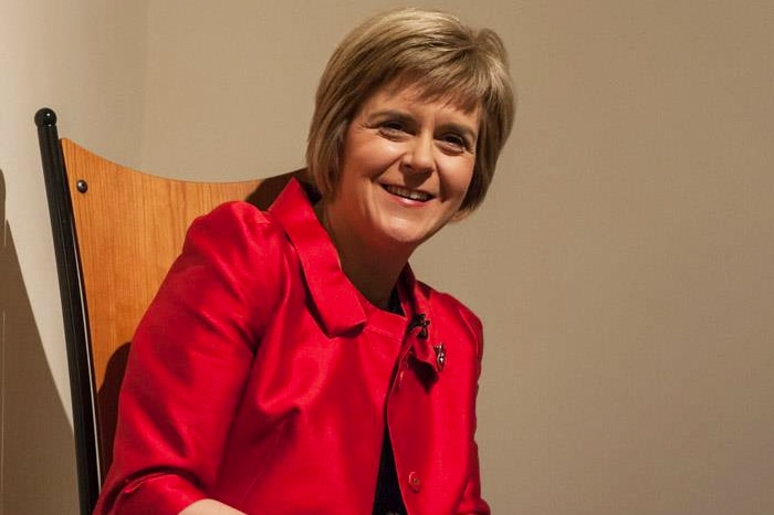 Leader of the SNP Nicola Sturgeon.