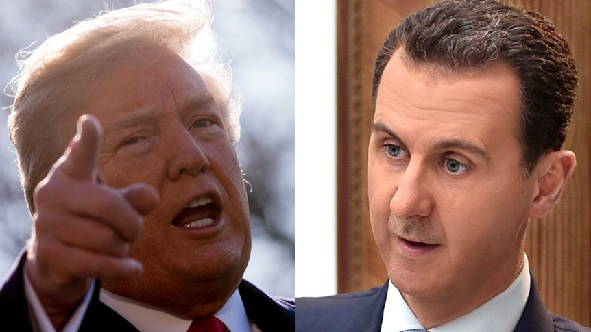 Donald Trump and Bashar al-Assad