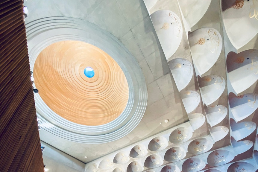 The dome of the Punchbowl Mosque contains a window to the sky above.