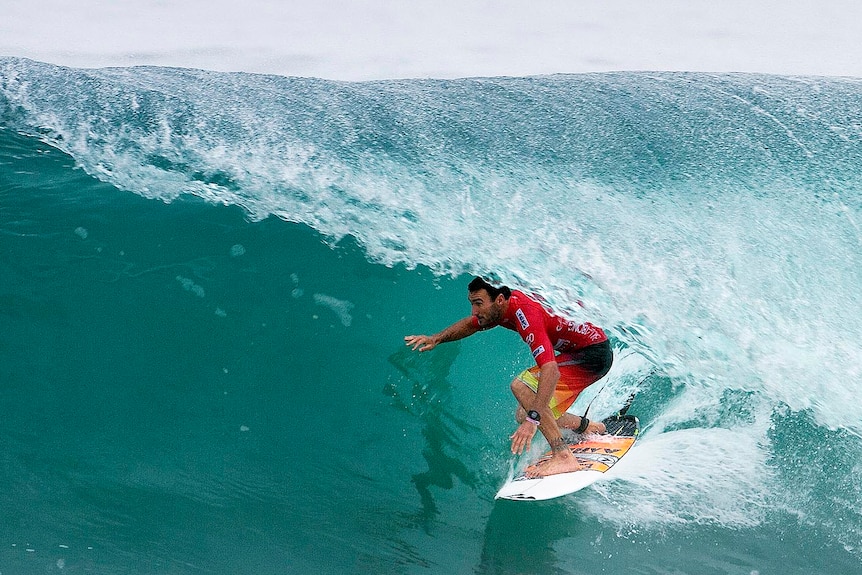 Joel Parkinson at Billabong Rio Pro.