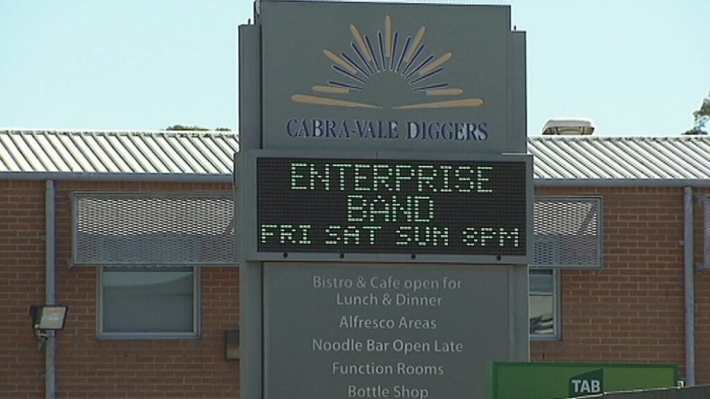 Cabra-Vale Diggers RSL sign generic
