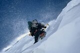 Andrew Lock climbing mount Annapurna in the Himalayas