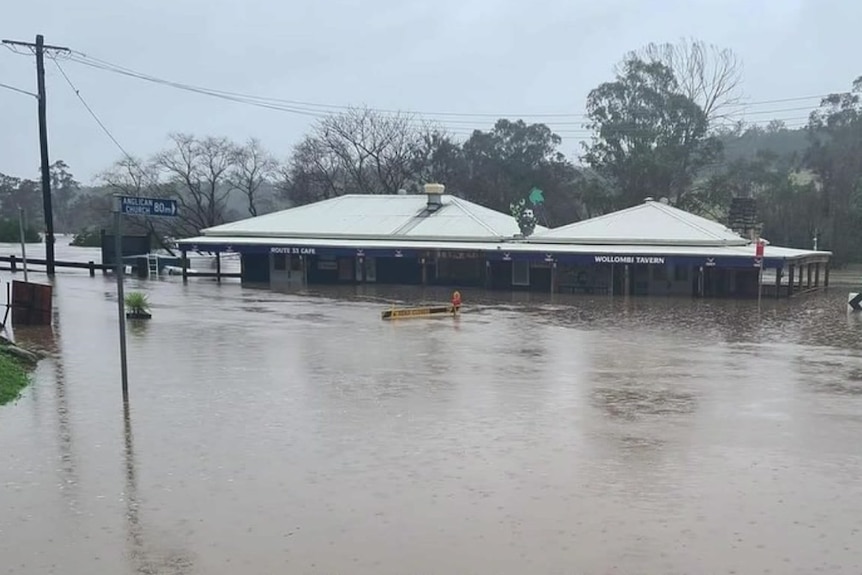 A building underwater