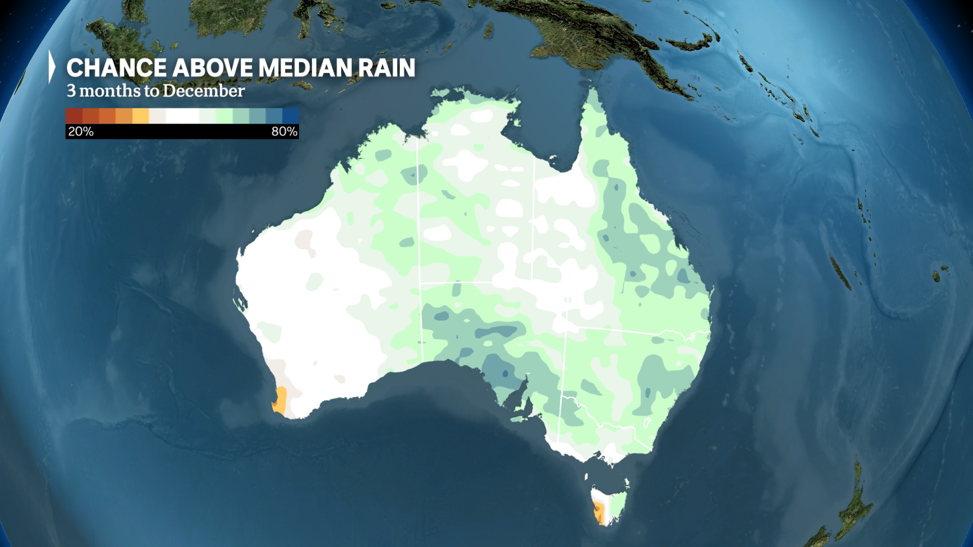 A map of australia